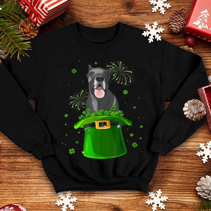 Awesome Great Dane In Leprechaun Hat Shamrocks St Patricks Day shirt 4 - Awesome Great Dane In Leprechaun Hat Shamrocks St Patricks Day shirt