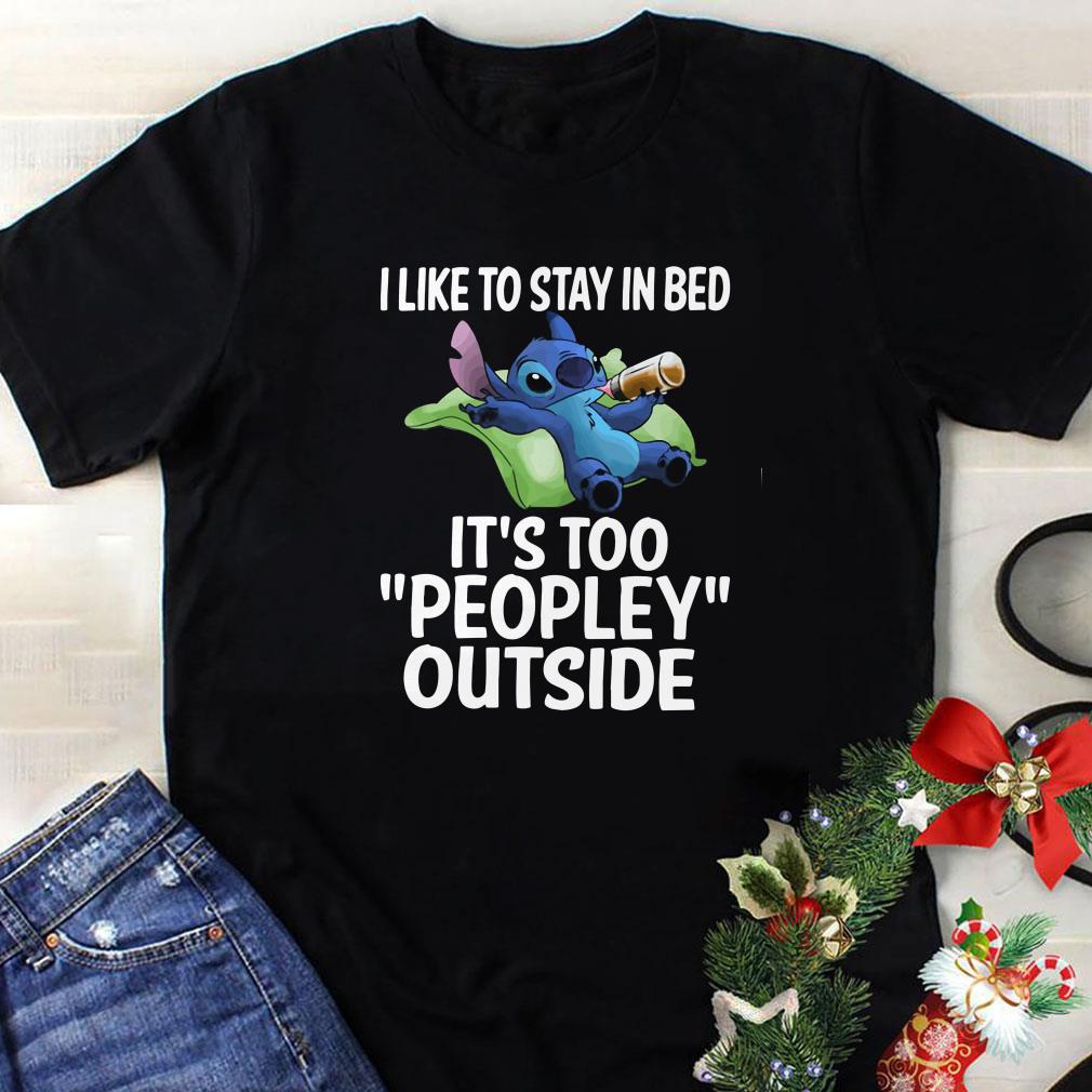 Awesome Lazy Cute Stitch I Like To Stay In Bed It s Too Peopley Outside shirt 1 - Awesome Lazy Cute Stitch I Like To Stay In Bed It’s Too Peopley Outside shirt