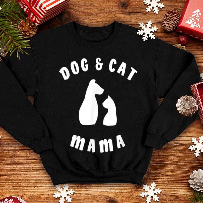 Beautiful Cute Dog Cat Mama Silhouette Pet Lover Gift Fur Mom Themed shirt 4 - Beautiful Cute Dog & Cat Mama Silhouette Pet Lover Gift Fur Mom Themed shirt