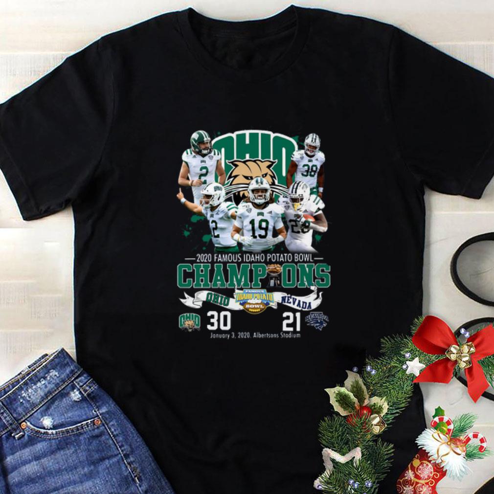 Nice 2020 Famous Idaho Potato Bowl Champions Ohio Vs Nevada shirt 1 - Nice 2020 Famous Idaho Potato Bowl Champions Ohio Vs Nevada shirt