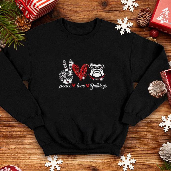 Nice Peace love Georgia Bulldogs shirt Nice Peace love Georgia Bulldogs shirt 4 - Nice Peace love Georgia Bulldogs shirt