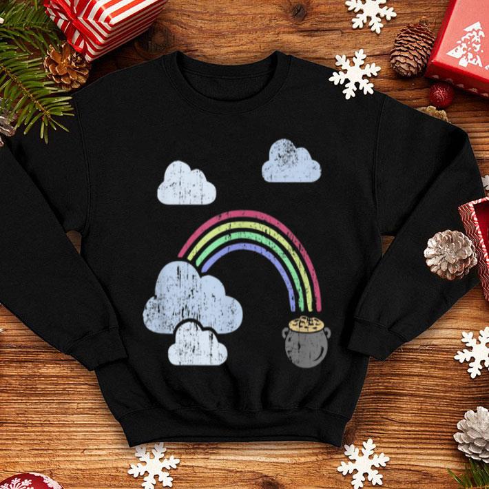 Nice St Patrick s Day Pot Of Leprechaun Gold End Of Rainbow Retro shirt 4 - Nice St Patrick's Day Pot Of Leprechaun Gold End Of Rainbow Retro shirt