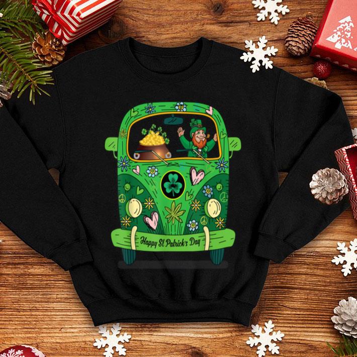 Official Leprechaun Gold Pot Hippie Car Funny St Patricks Day shirt Official Leprechaun Gold Pot Hippie Car Funny St Patricks Day shirt 4 - Official Leprechaun Gold Pot Hippie Car Funny St Patricks Day shirt