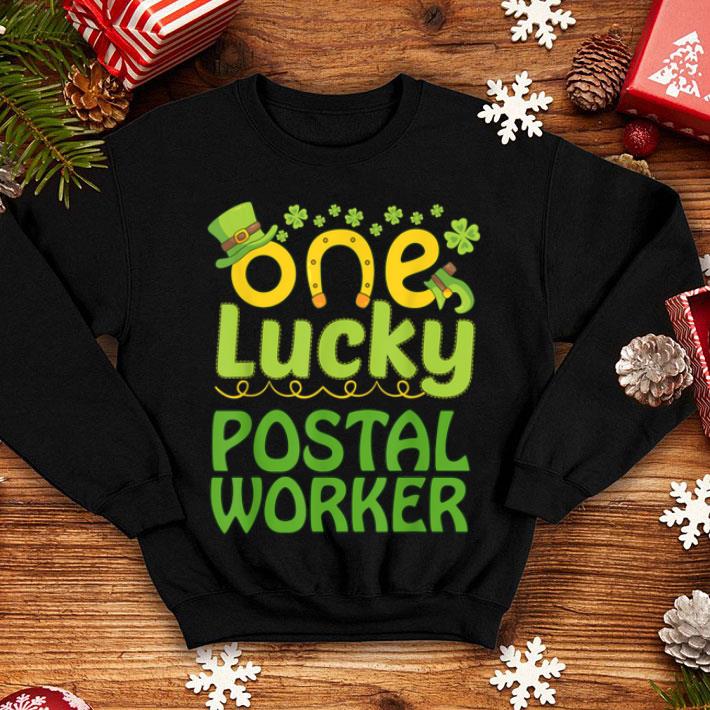Original One Lucky Postal Worker St Patricks Day Funny Gift shirt 4 - Original One Lucky Postal Worker - St Patricks Day Funny Gift shirt