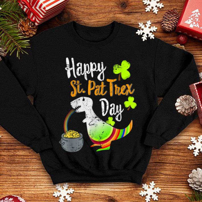 Premium Happy St Pat T rex Day Dinosaur St Patrick s Day shirt 4 - Premium Happy St. Pat T-rex Day Dinosaur St. Patrick's Day shirt