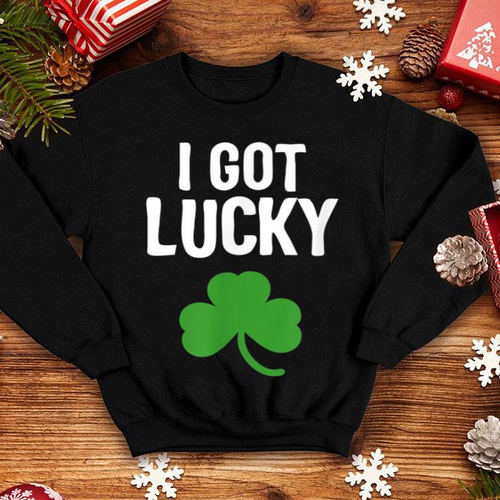 Premium I Got Lucky Dad St Patricks Day Pregnancy Announcement shirt 4 - Premium I Got Lucky Dad St Patricks Day Pregnancy Announcement shirt