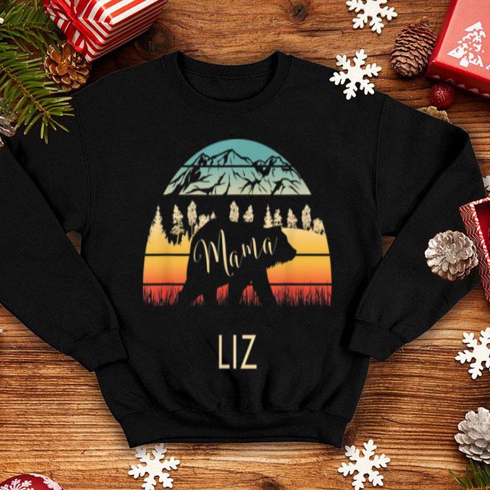 Premium Liz Name Gift Retro Sun Personalized Mama Bear shirt 4 - Premium Liz Name Gift Retro Sun Personalized Mama Bear shirt