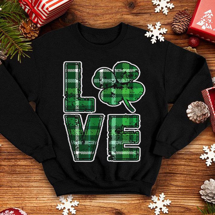 Premium Love Ireland - Green Plaid Shamrock - St Patrick's Day shirt Premium Love Ireland Green Plaid Shamrock St Patrick s Day shirt 4 - Premium Love Ireland - Green Plaid Shamrock - St Patrick's Day shirt
