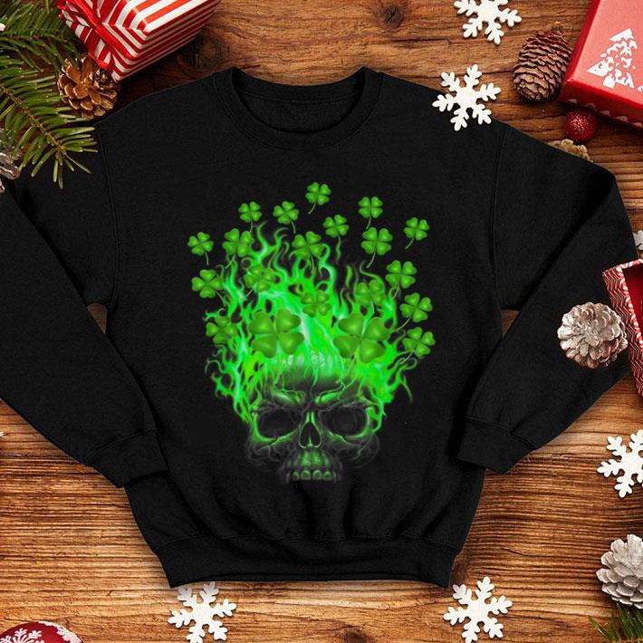 Premium Shamrock Skull St Patricks Day Irish Tattoo Lovers shirt Premium Shamrock Skull St Patricks Day Irish Tattoo Lovers shirt 4 - Premium Shamrock Skull St Patricks Day Irish Tattoo Lovers shirt