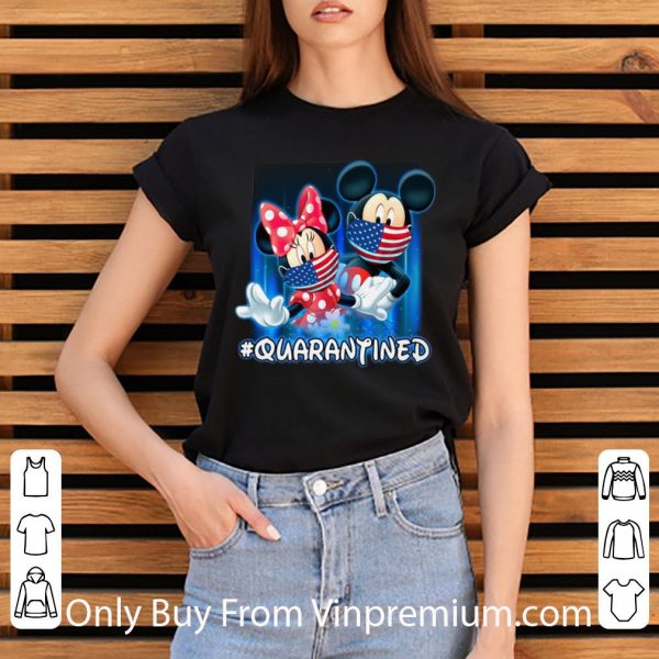 Official Disney Mickey And Minnie #Quarantined shirt