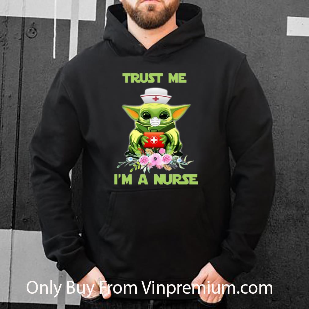 1ba821b3 nice star wars baby yoda trust me i m a nurse shirt 4 - Nice Star Wars Baby Yoda Trust Me I’m A Nurse shirt