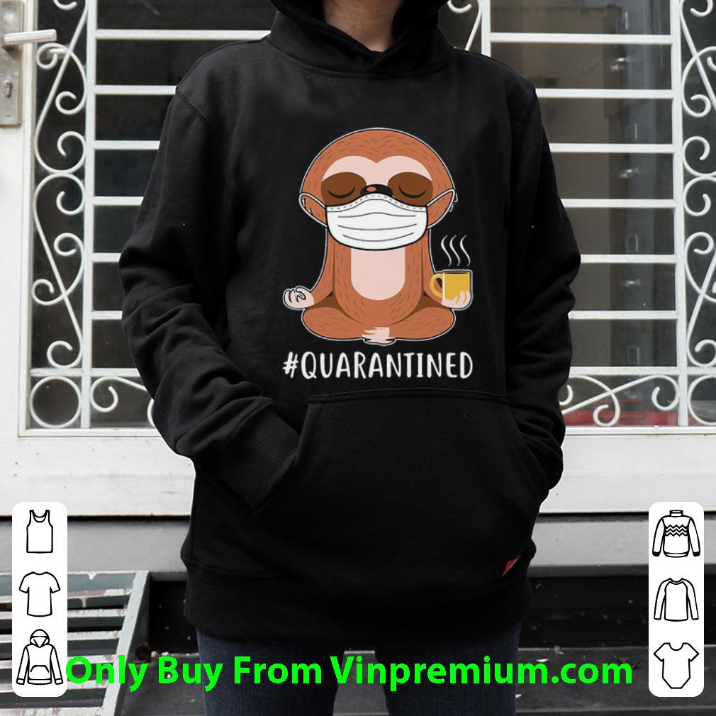 31a94dcb top sloth wear mask namaste coffee quarantined shirt 4 - Top Sloth Wear Mask Namaste Coffee #Quarantined shirt