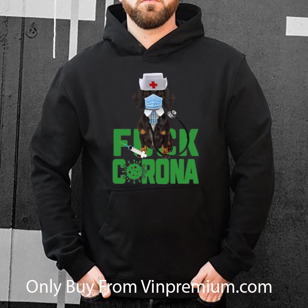 574ea5c0 hot dachshund doctor face mask fuck corona shirt 4 - Hot Dachshund Doctor Face Mask Fuck Corona shirt