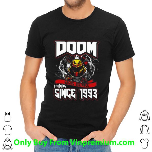 Original Doom Social Distance Training Since 1993 shirt