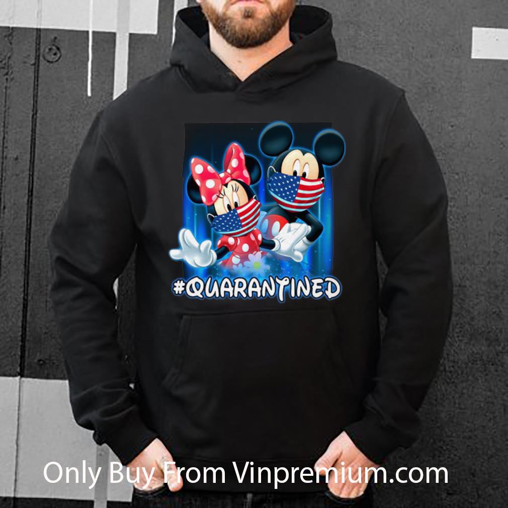 61893103 official disney mickey and minnie quarantined shirt 4 - Official Disney Mickey And Minnie #Quarantined shirt
