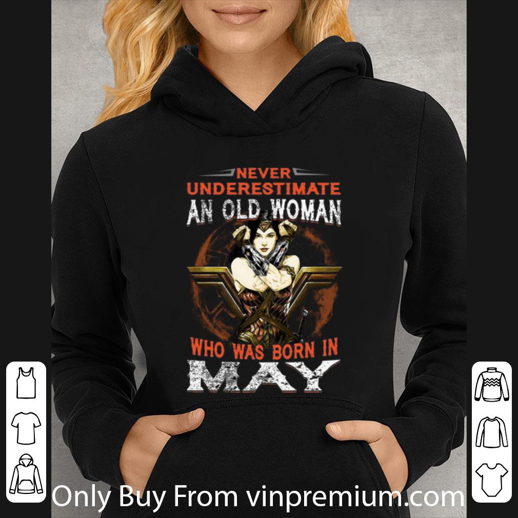 6d6832e2 great wonder woman never underestimate an old woman who was born in may shirt 4 - Great Wonder Woman Never Underestimate An Old Woman Who Was Born In May shirt