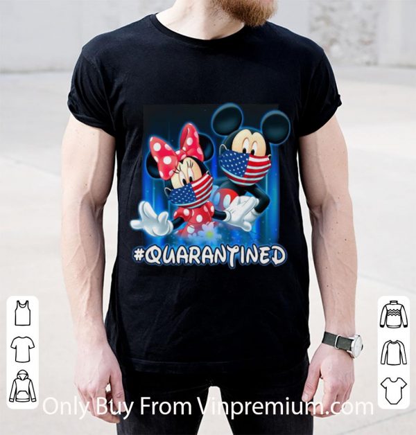 Official Disney Mickey And Minnie #Quarantined shirt