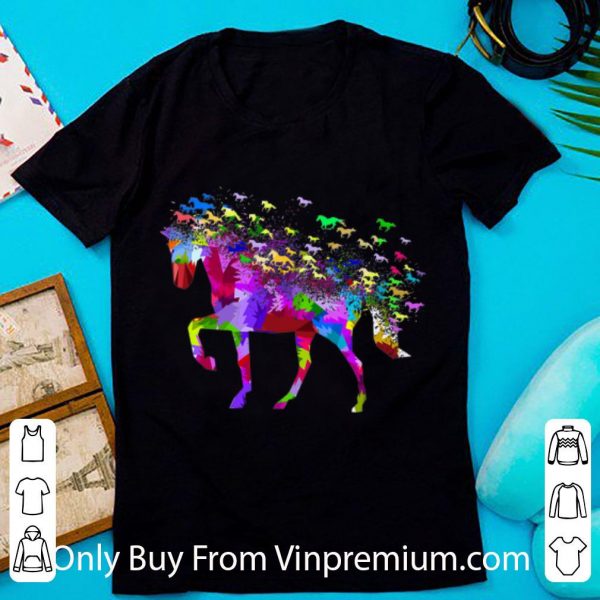 Nice Horses Colorful shirt