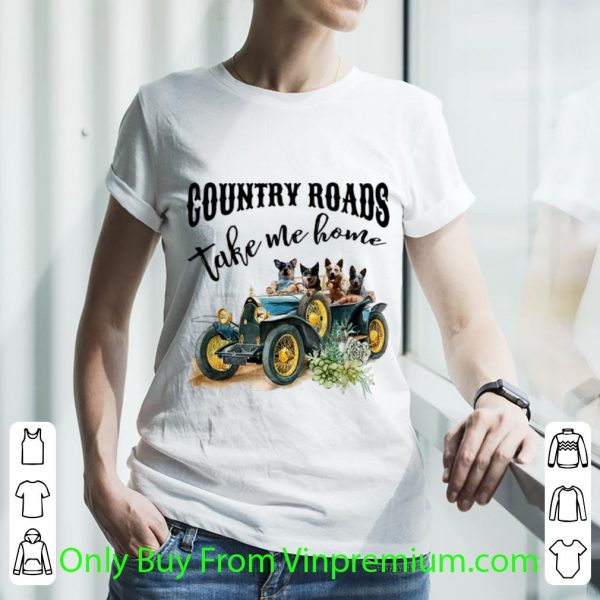 Nice Truck Dogs Country Road Take Me Home shirt