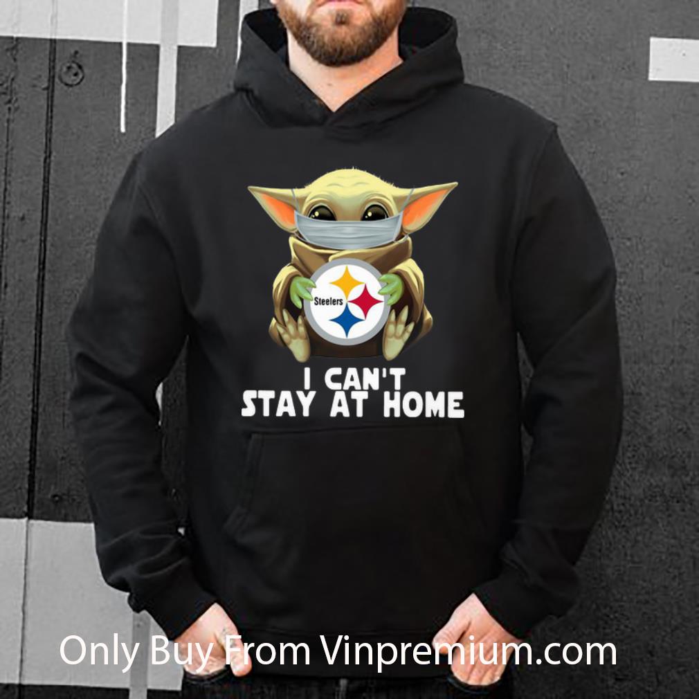 88c14f1b premium star wars baby yoda mask hug pittsburgh steelers i can t stay at home shirt 4 - Premium Star Wars Baby Yoda Mask Hug Pittsburgh Steelers I Can’t Stay At Home shirt