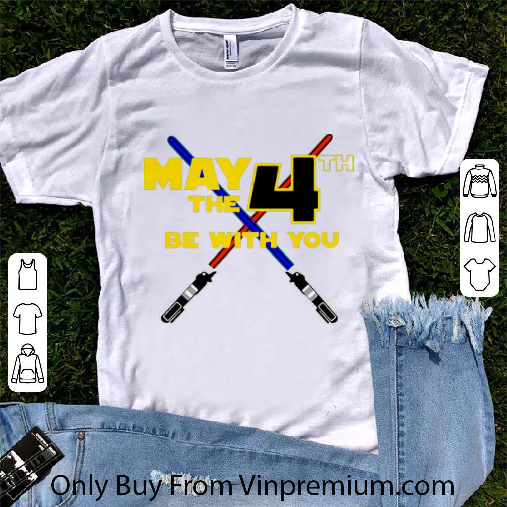 Pretty Star Wars May 4th Be With You Lightsaber shirt