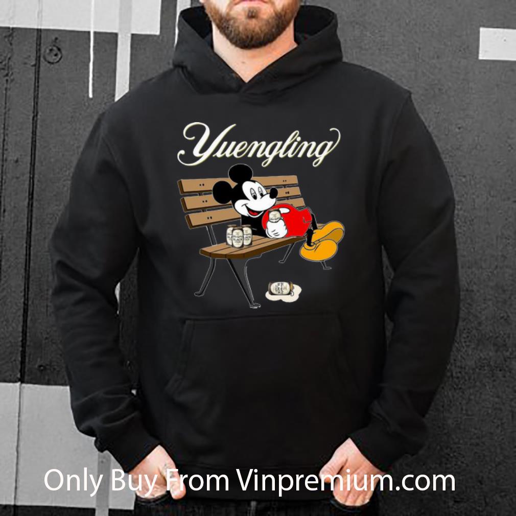 9a805da0 premium mickey mouse drinking yuengling beer on park bench shirt 4 - Premium Mickey Mouse Drinking Yuengling Beer On Park Bench shirt