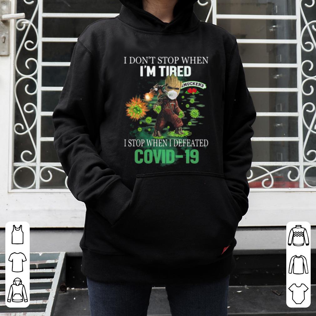 Great Smucker s Baby Groot I Stop When I Defeated Covid 19 shirt 4 - Great Smucker’s Baby Groot I Stop When I Defeated Covid-19 shirt