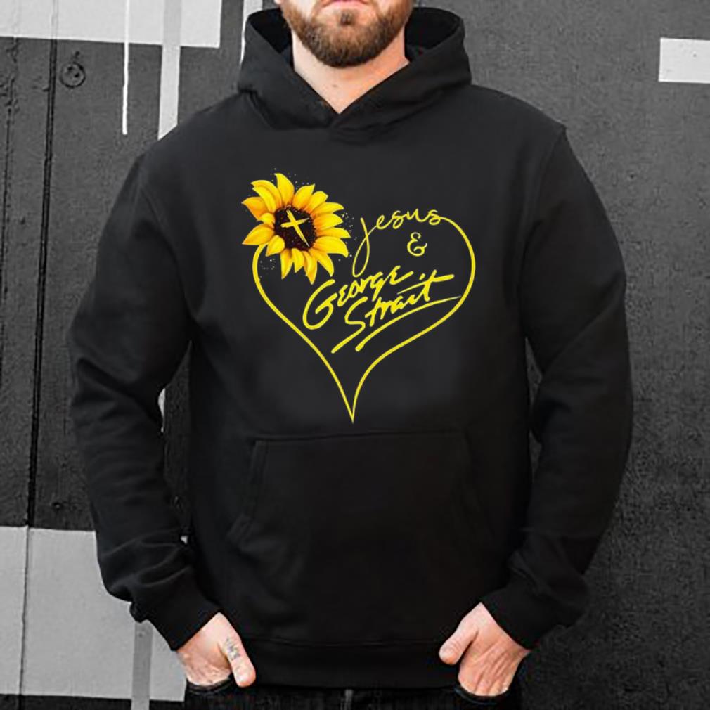 Nice Sunflower Jesus And George Strait shirt 4 - Nice Sunflower Jesus And George Strait shirt