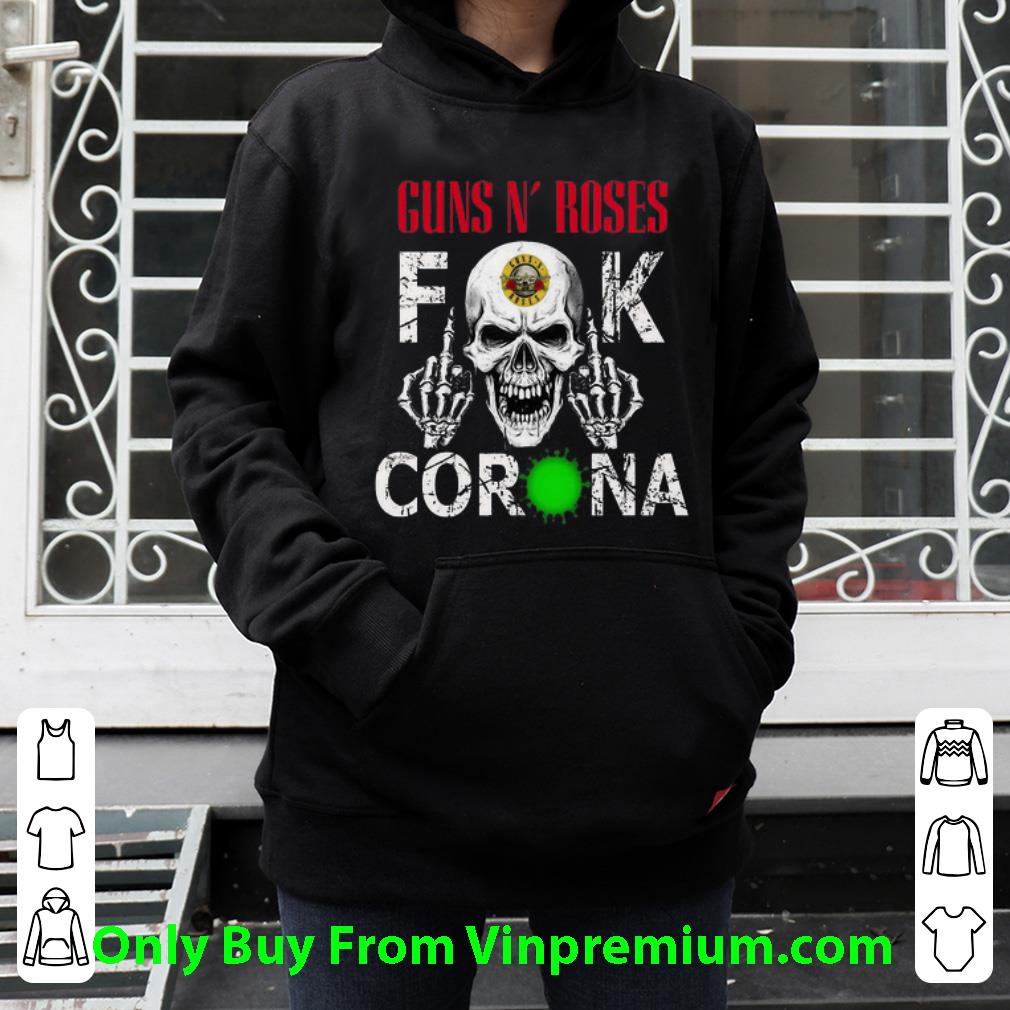 a7451557 premium guns n roses skull fuck corona shirt 4 - Premium Guns N Roses Skull Fuck Corona shirt