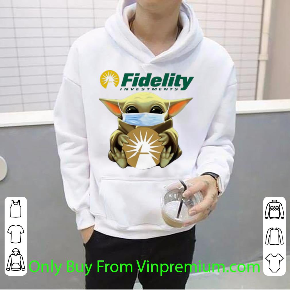 b2e22197 original star wars baby yoda mask hug fidelity investments shirt 4 - Original Star Wars Baby Yoda Mask Hug Fidelity Investments shirt