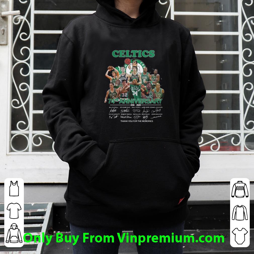 c0558f93 official boston celtics logo 74th anniversary signature shirt 4 - Official Boston Celtics Logo 74th Anniversary Signature shirt