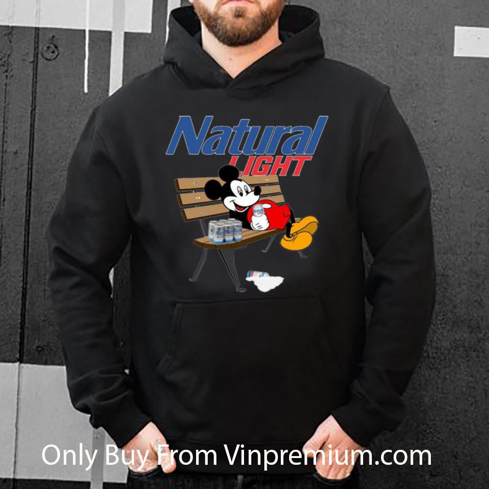 c9ae848a original mickey mouse drink natural light shirt 4 - Original Mickey Mouse Drink Natural Light shirt