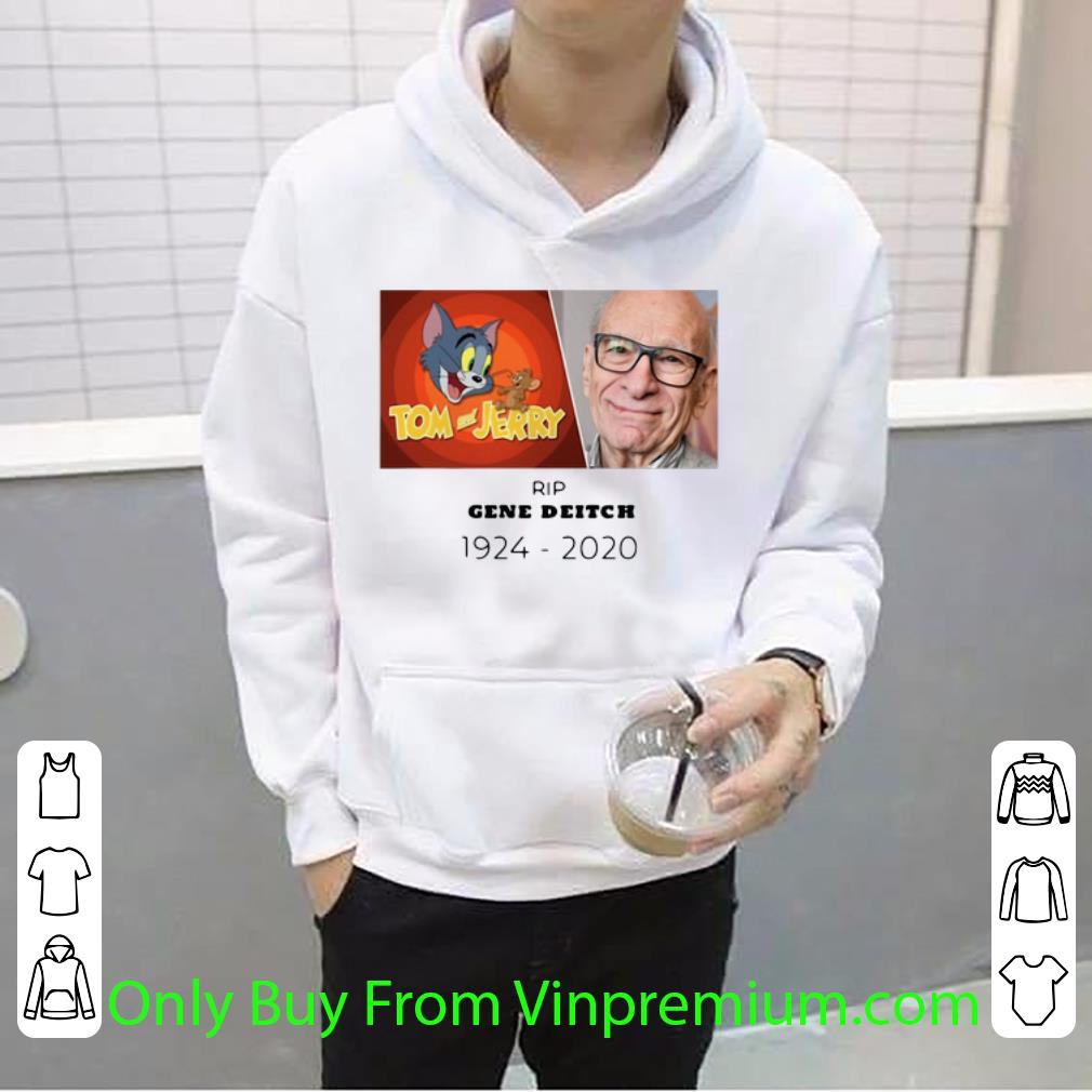 db8bbdec top rip gene deitch 1924 2020 tom and jerry shirt 4 - Top RIP Gene Deitch 1924-2020 Tom And Jerry shirt