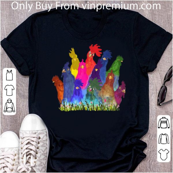 Nice Color Chickens shirt