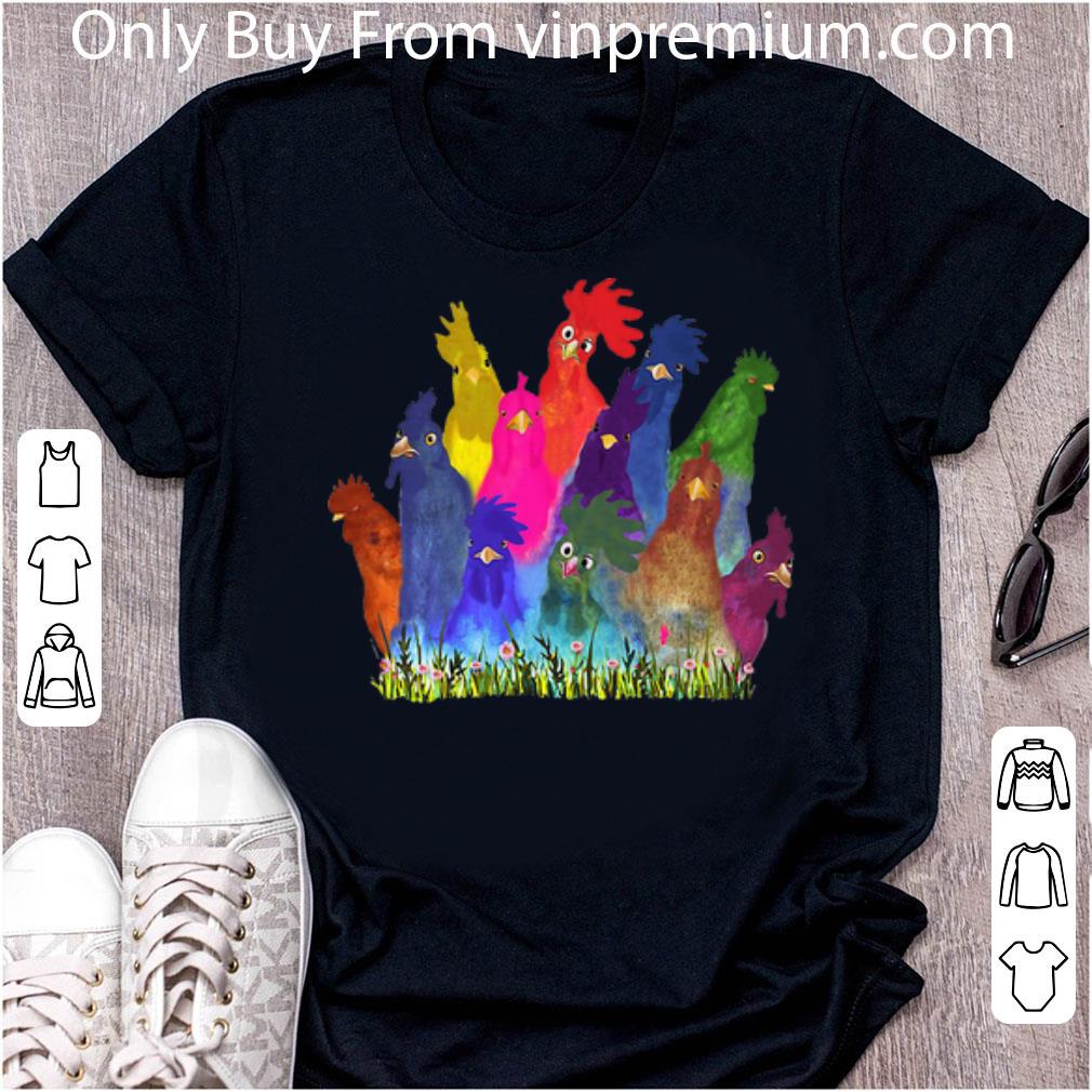 Nice Color Chickens shirt