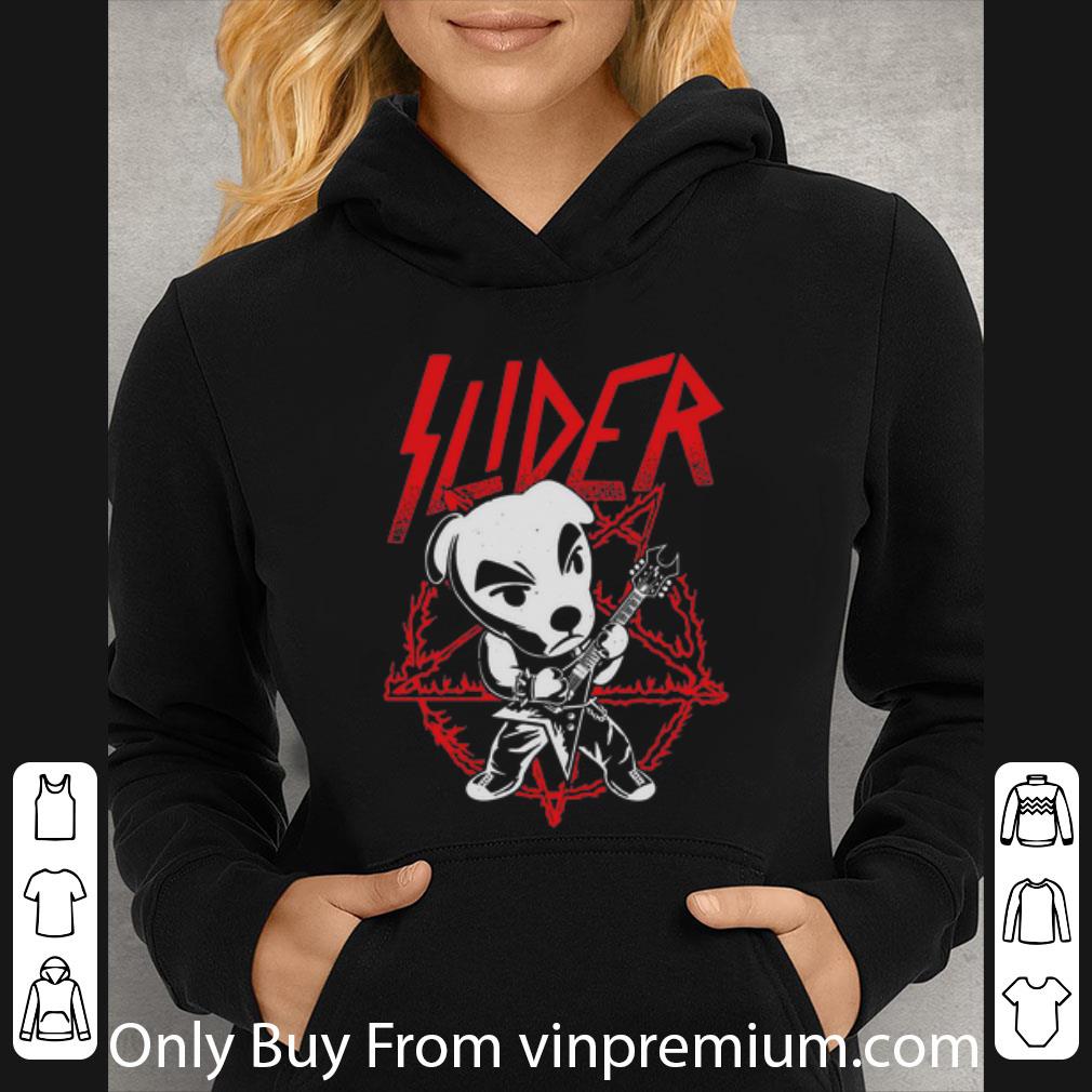 0843595f awesome slipknot slider dog play guitar shirt 4 - Awesome Slipknot Slider Dog Play Guitar shirt