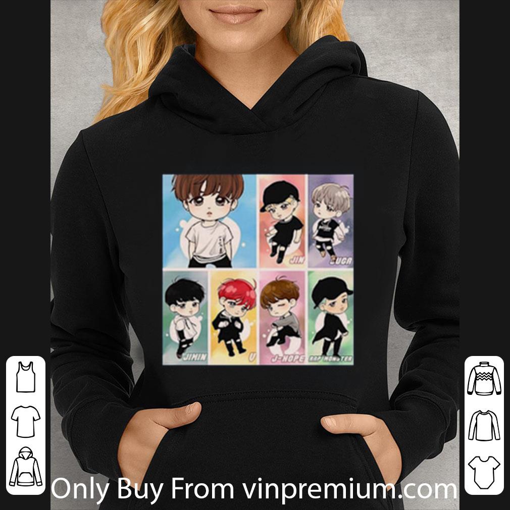116ba193 hot bts band chibi member shirt 4 - Hot BTS Band Chibi Member shirt