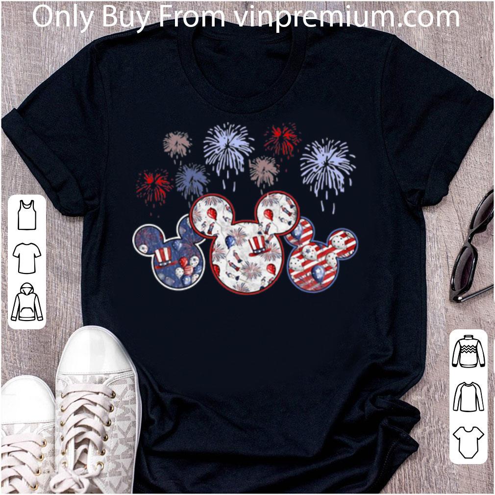 Hot Patriotic Mouses Happy Independence Day shirt