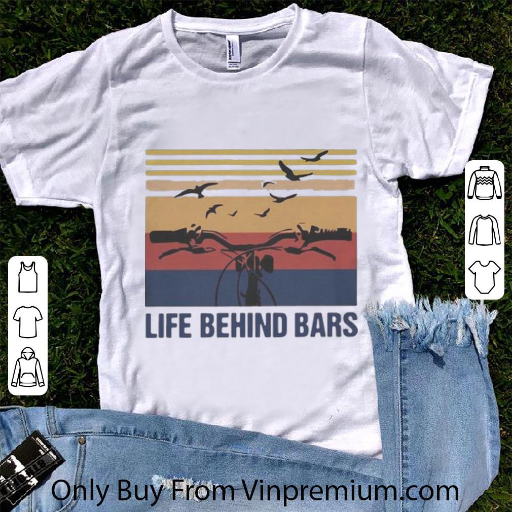 Awesome Vintage Cycling Life Behind Bars shirt