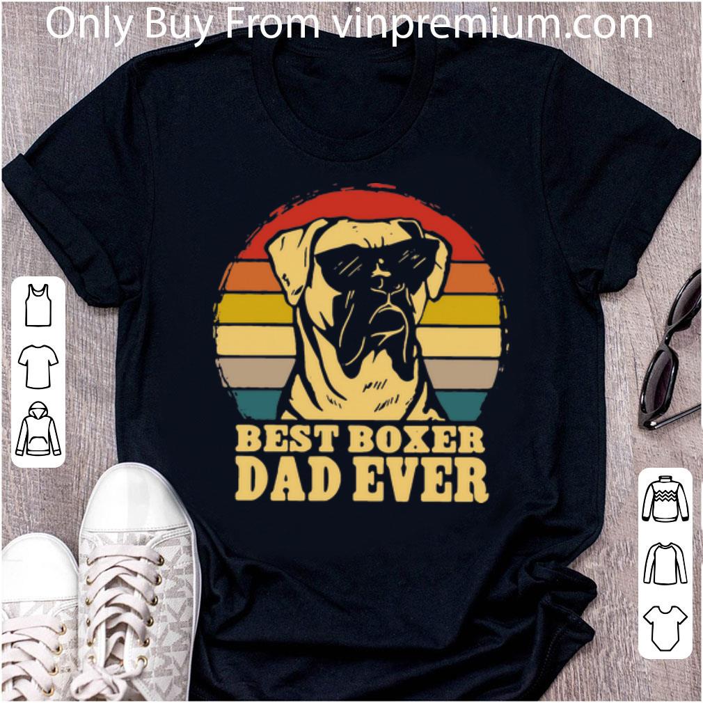 Nice Vintage Best Boxer Dad Ever Father's Day shirt