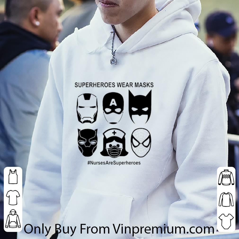 6f197e65 top superheroes wear masks nurses are superheroes shirt 4 - Top Superheroes Wear Masks Nurses Are Superheroes shirt