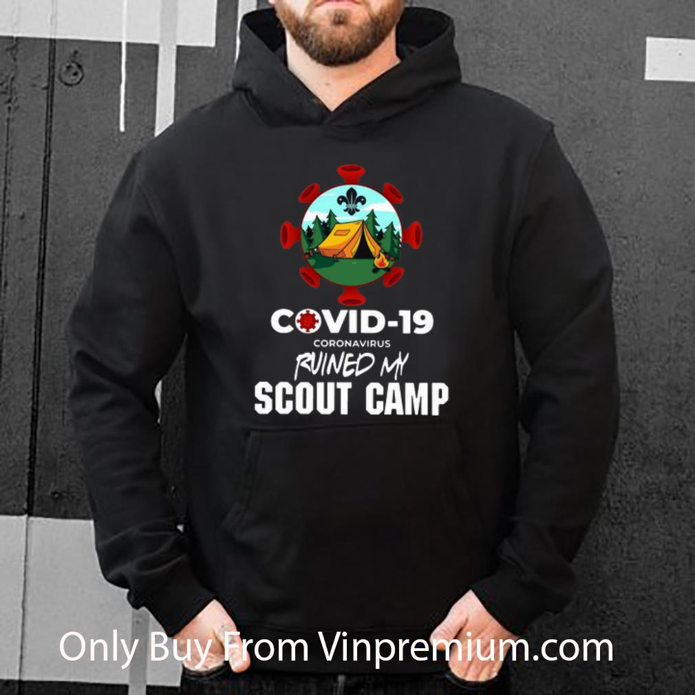 74c9b9ea top covid 19 coronavirus ruined my scout camp shirt 4 - Top Covid 19 Coronavirus Ruined My Scout Camp shirt