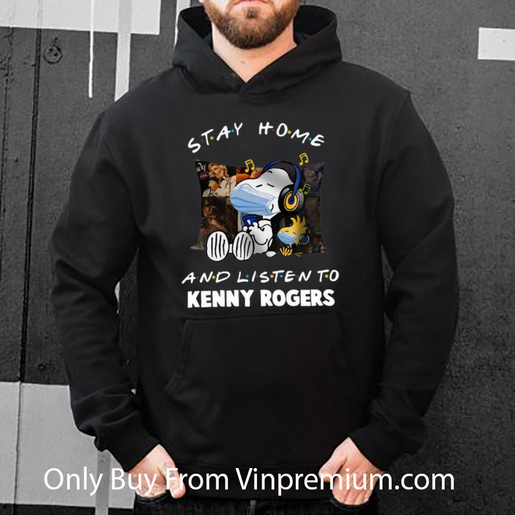 866c54f6 awesome snoopy and woodstock stay home and listen to kenny rogers shirt 4 - Awesome Snoopy And Woodstock Stay Home And Listen To Kenny Rogers shirt