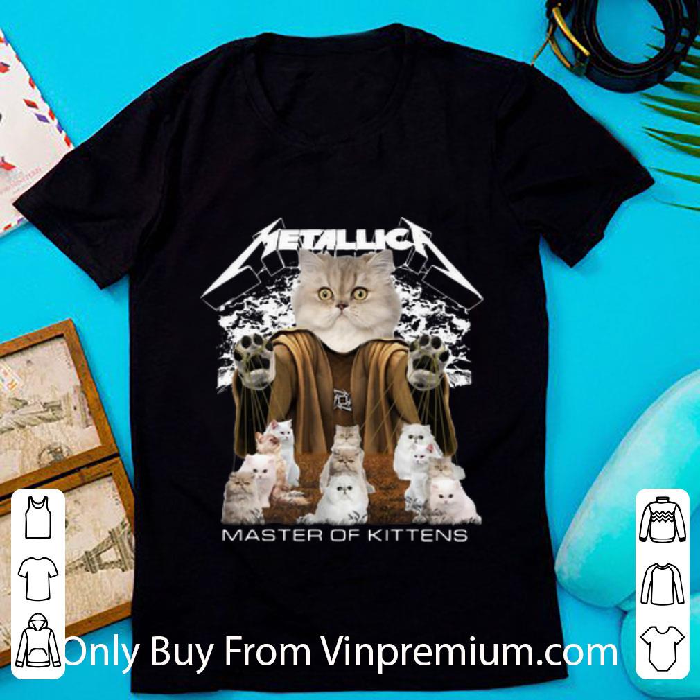 Hot Metallica Persian Cat Master Of Kittens Cat Lovers shirt