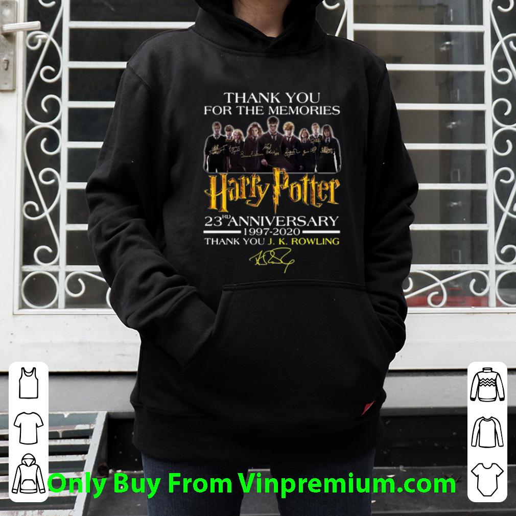 cd527085 premium thank you for the memories harry potter 23rd anniversary signatures shirt 4 - Premium Thank You For The Memories Harry Potter 23rd Anniversary Signatures shirt