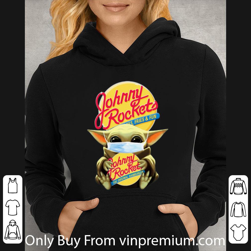 e6188bbd official star wars baby yoda mask johnny rockets covid 19 shirt 4 - Official Star Wars Baby Yoda Mask Johnny Rockets Covid-19 shirt