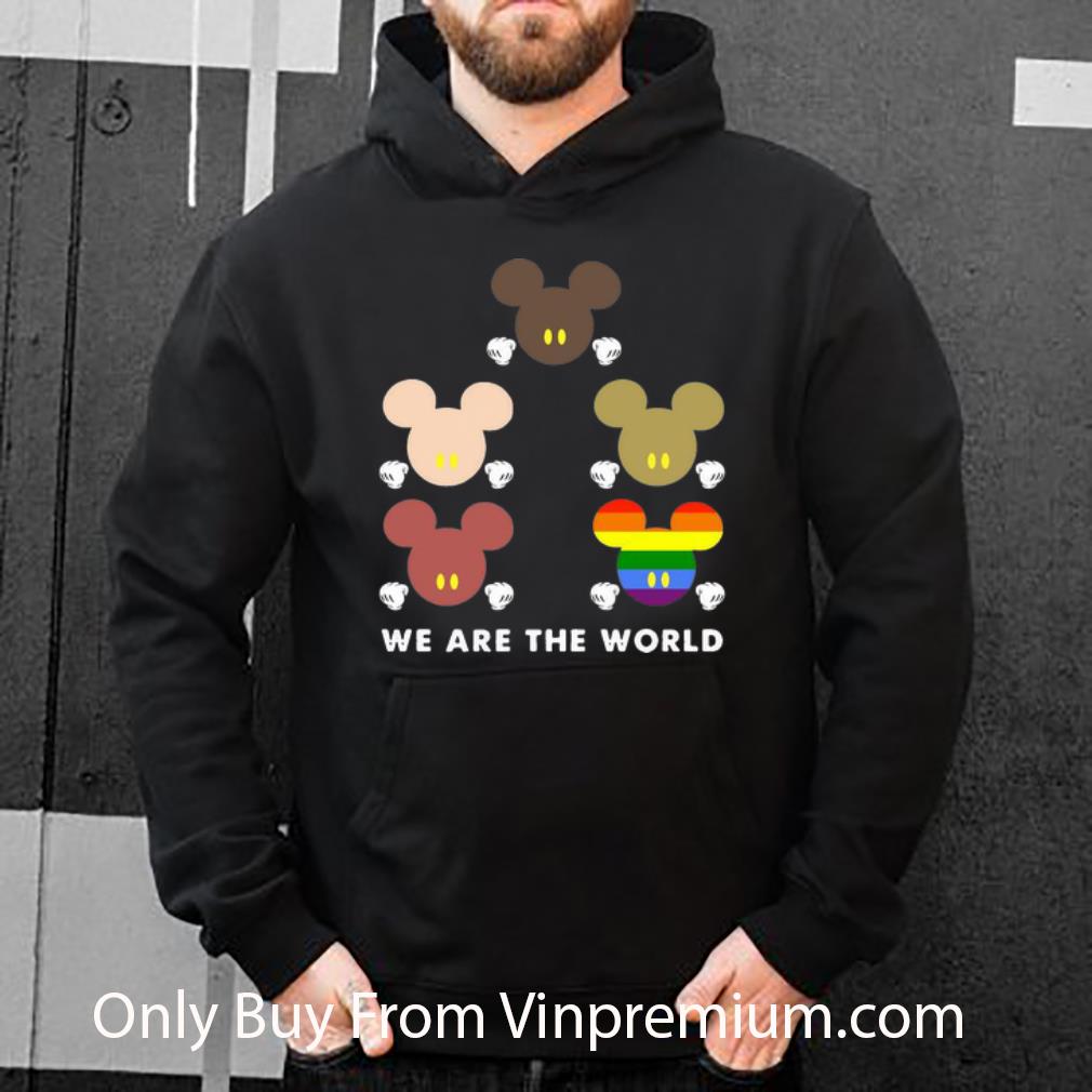 1e980a88 hot mickey mouse we are the world black white lgbt shirt 4 - Hot Mickey Mouse We Are The World Black White LGBT shirt