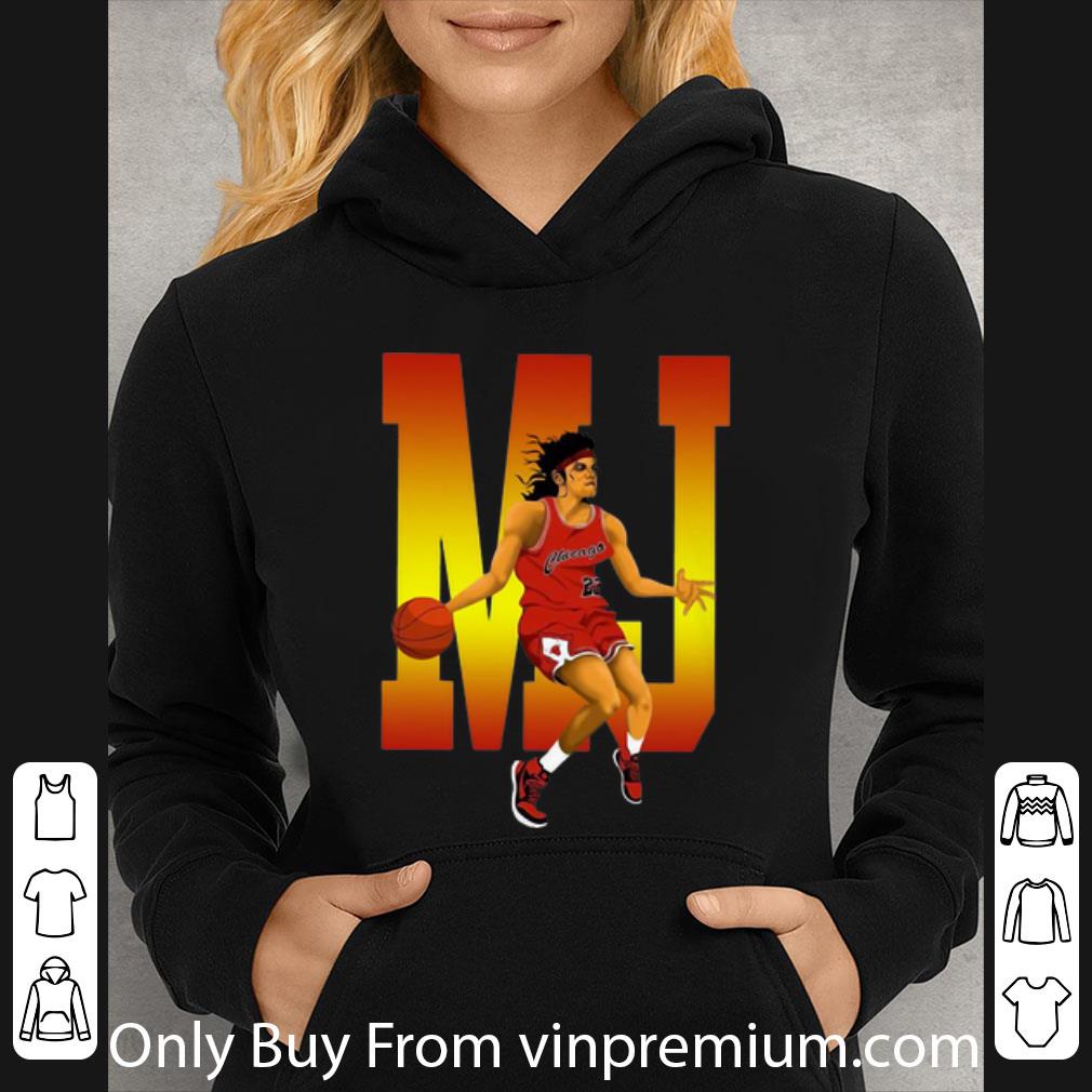 266dac85 great michael jackson michael jordan mj 23 chicago shirt 4 - Great Michael Jackson Michael Jordan MJ 23 Chicago shirt