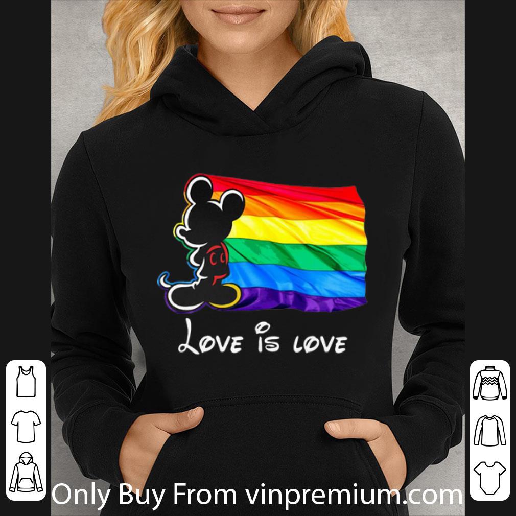 2e2c7a4c official mickey mouse love is love lgbt flag shirt 4 - Official Mickey Mouse Love Is Love LGBT Flag shirt