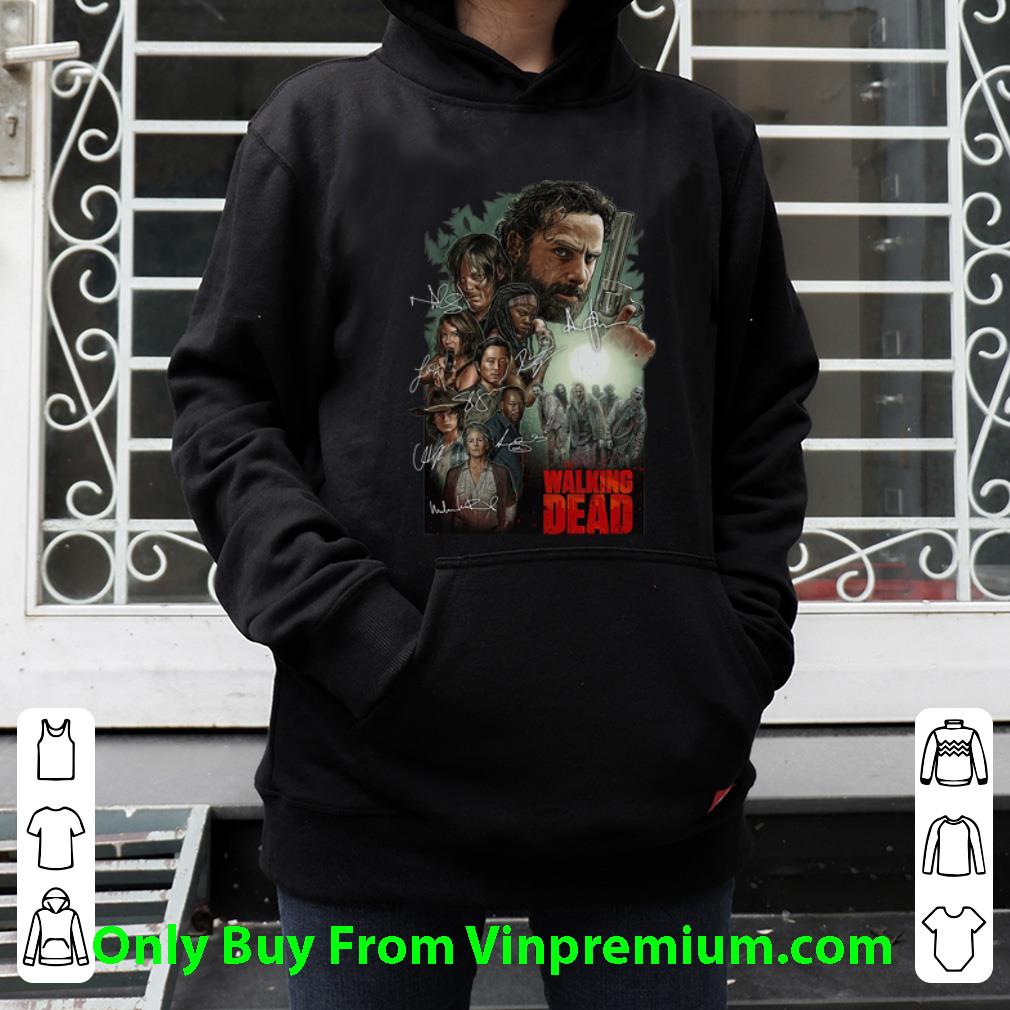 38f518c2 original the walking dead signatures shirt 4 - Original The Walking Dead Signatures shirt